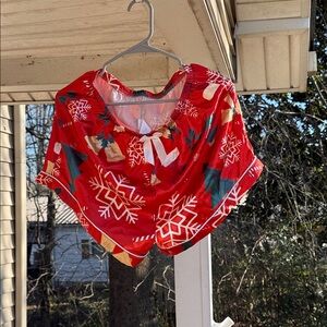 Festive Red Holiday Shorts
